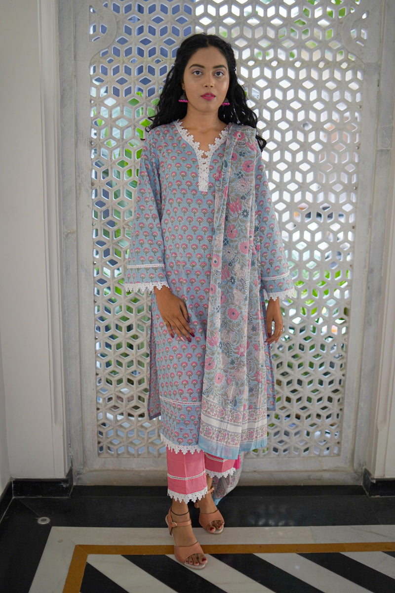 Suhaani Handblock Kurta