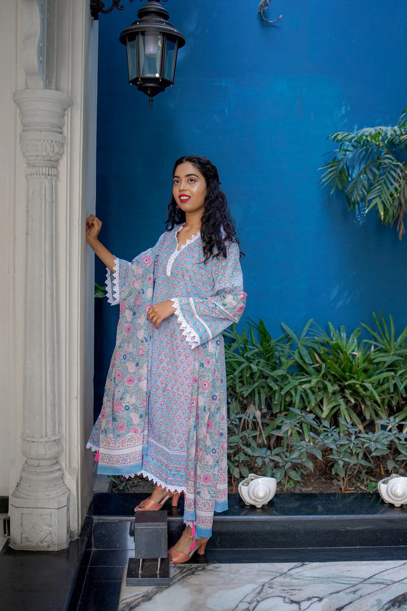 Suhaani Handblock Kurta