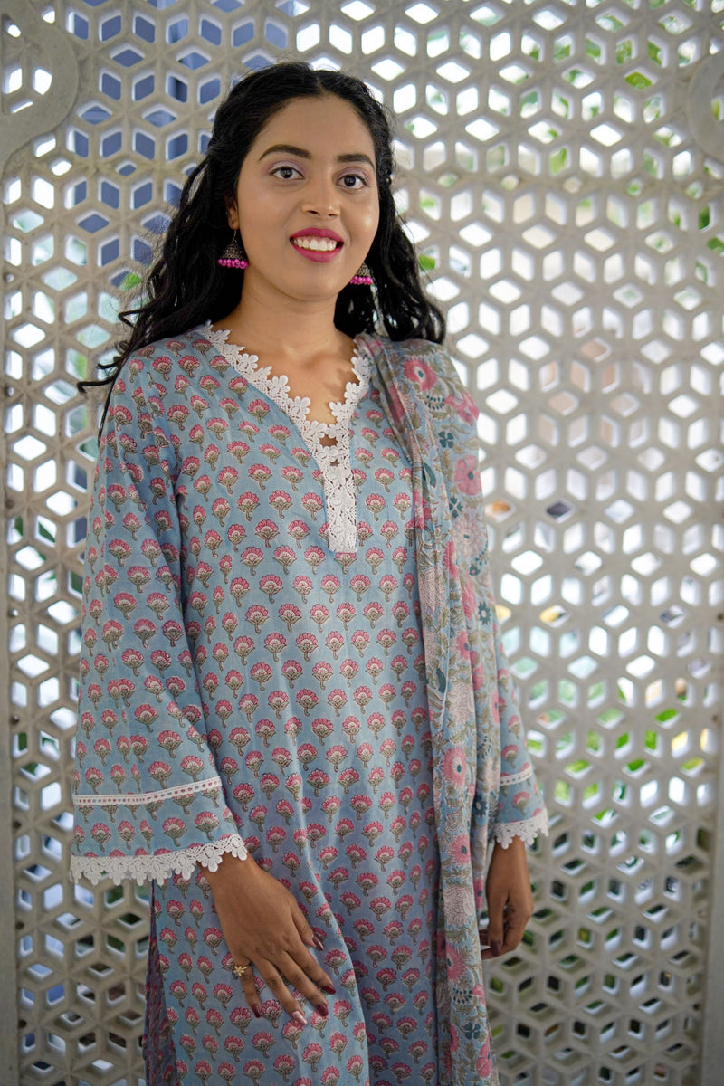 Suhaani Handblock Kurta