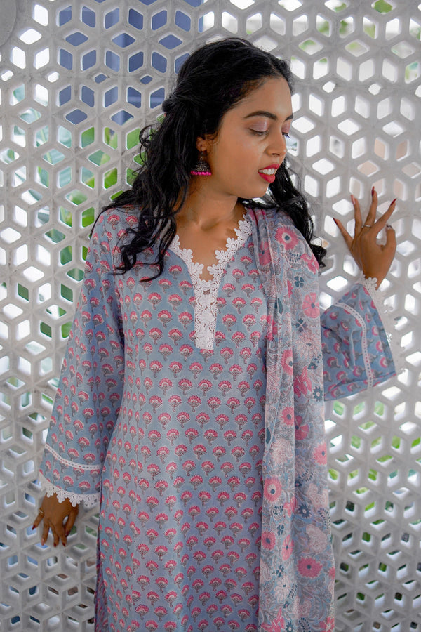 Suhaani Handblock Kurta